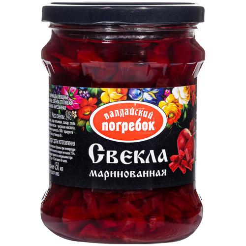 Свекла Валдайский погребок маринованная соломка ГОСТ, 450 мл