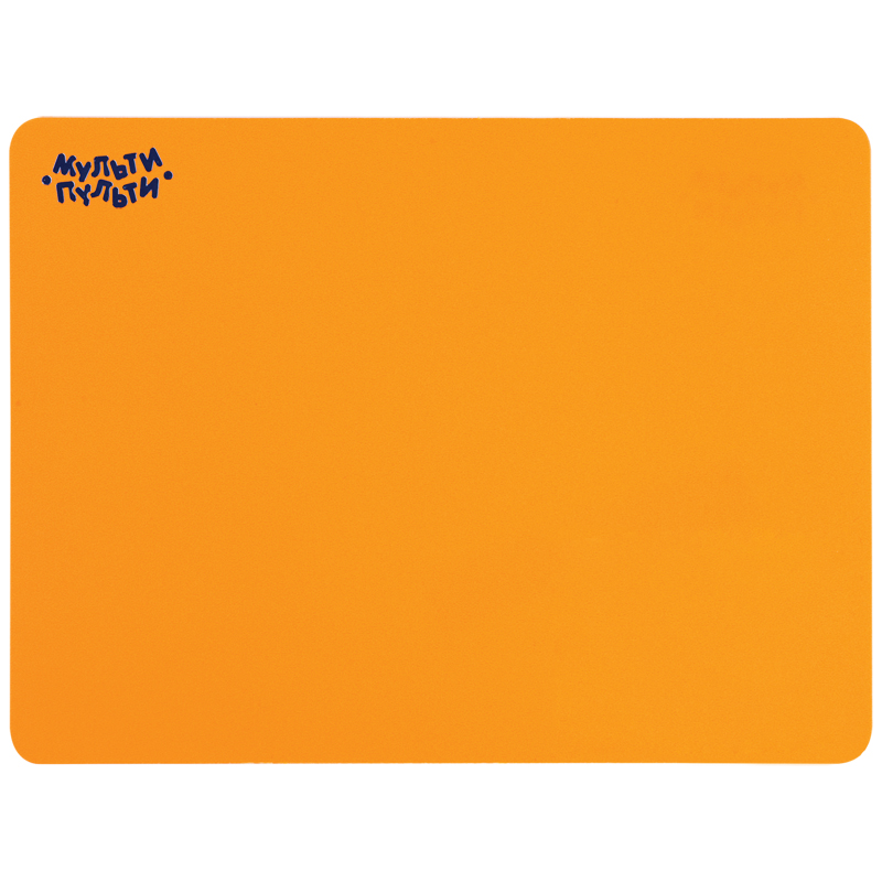 Доска для лепки Мульти-Пульти, А5, 800 мкм, пластик, оранжевый