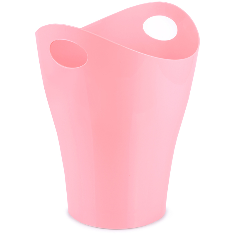 Корзина для бумаг СТАММ, 8л., розовая Pastel