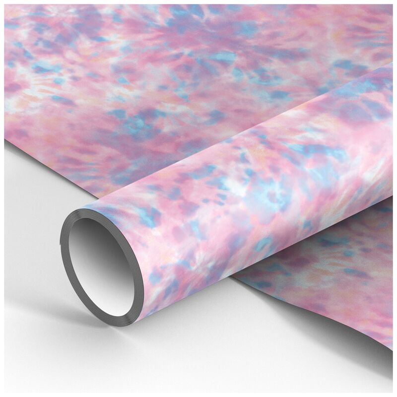 Упаковочная бумага глянц. 70*100см, MESHU Tie-dye.Universe, 90г/м2