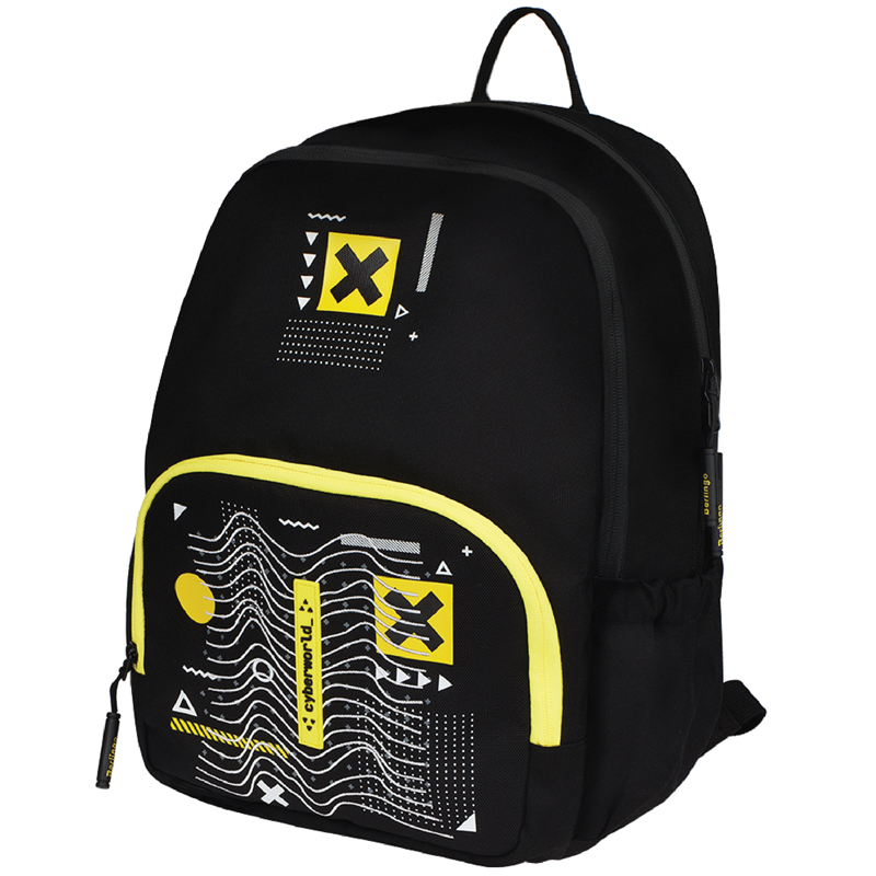 Рюкзак Berlingo Light Cyber world 39,5*28*16см, 2 отделения, 3 кармана, уплотненная спинка