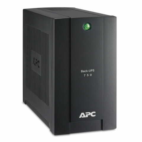 Источник бесперебойного питания APC Back-UPS BC750-RS, 750 VA (415 W), 4 розетки CEE 7, черный