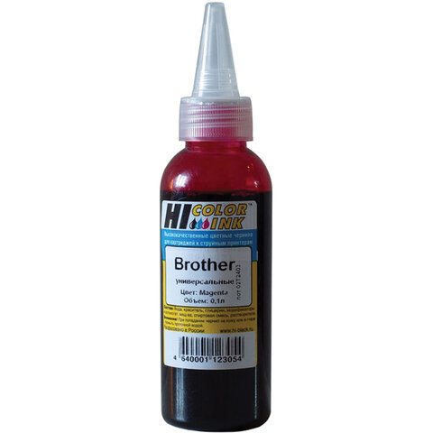 Чернила HI-BLACK для BROTHER (Тип B) универсальные, пурпурные, 0,1 л, водные, 1507010394U