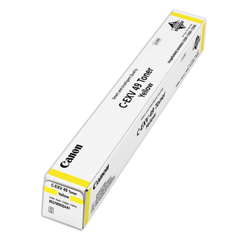 Тонер CANON (C-EXV49Y) для Canon IR C3320/C3320i/C3325i/C3330i/C3500, желтый, ресурс 19000 страниц, 8527B002