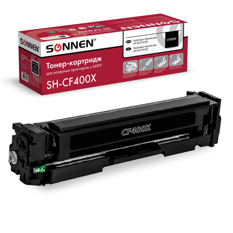Картридж лазерный SONNEN (SH-CF400X) для HP LJ Pro M277/M252 ВЫСШЕЕ КАЧЕСТВО черный, 2800 страниц, 363942