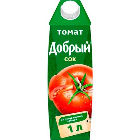 Сок Добрый томатный 1 л