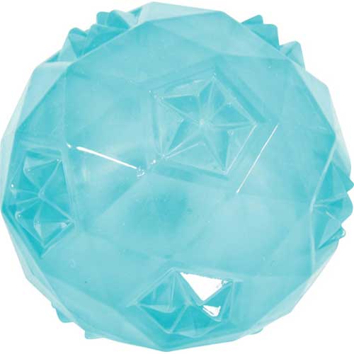 Игрушка для собак Золюкс Игрушка, мяч, термопластичная резина (бирюзовая), 6 см.(479074TUR)
