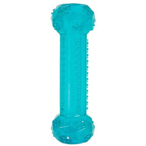 Игрушка для собак Золюкс Игрушка хрустящая палочка, термопластичная резина (бирюзовая), 15 см.(479078TUR)