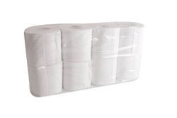 Бумага туалетная VIVA 2-слойная белая (8 рулонов в упаковке), 100% целлюлоза