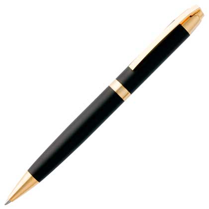 Ручка шариковая Razzo Gold черная