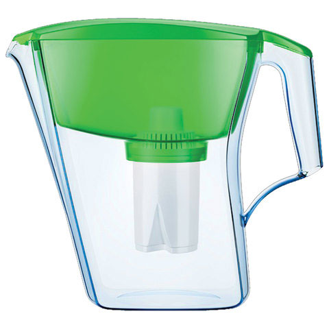 Кувшин-фильтр для очистки воды АКВАФОР Лайн, 2,8 л, со сменной кассетой, зеленый, И3596