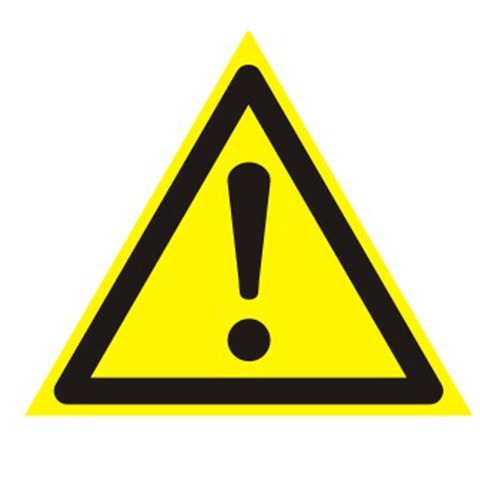 Знак предупреждающий Внимание. Опасность (прочие опасности), треугольник, 200х200х200 мм, 610009/W 09