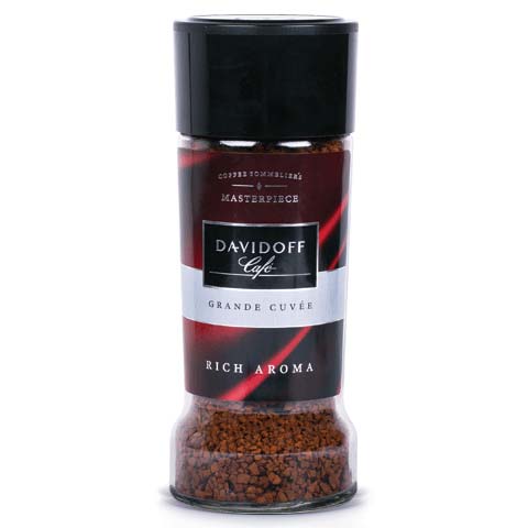 Кофе растворимый DAVIDOFF Rich Aroma, гранулированный, премиум-класса, 100 г, стеклянная банка