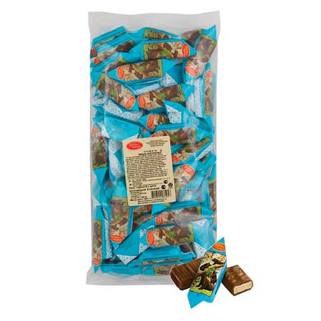 Конфеты шоколадные КРАСНЫЙ ОКТЯБРЬ Мишка косолапый, 1000 г, пакет, КО11383