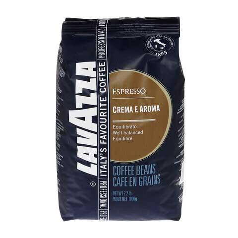 Кофе в зернах LAVAZZA Crema E Aroma Espresso, 1000 г, вакуумная упаковка, 2490