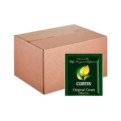 Чай CURTIS Original Green, зеленый, 200 пакетиков в конвертах по 2 г, 510917