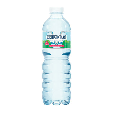Вода негазированная питьевая СЕНЕЖСКАЯ, 0,5 л, пластиковая бутыль