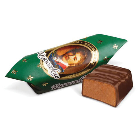 Конфеты шоколадные KONTI Княжеские с арахисом и вафельной крошкой, 1000 г, пакет, 16515