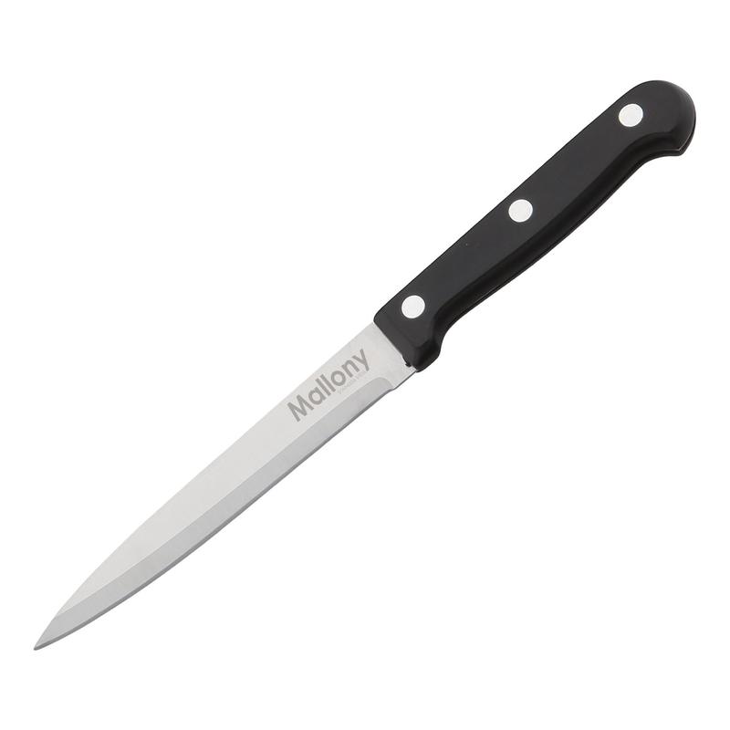 Нож универсальный Mallony из нерж, ручка бакелит, MAL-05B 985305