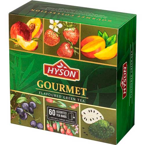 Чай HYSON зел. Gurmet Tea Collection 60 пак x 1.5гр/уп