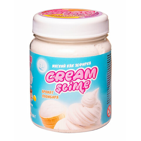 Слайм (лизун) Cream-Slime, с ароматом пломбира, 250 г, SLIMER, SF02-I