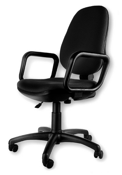 Кресло UA_EChair EC Comfort GTP ерго, ткань черная С-11
