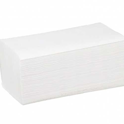 Полотенца бумажные. V-сл. 1-сл, 240 листов (21*23) целлюлоза, белый