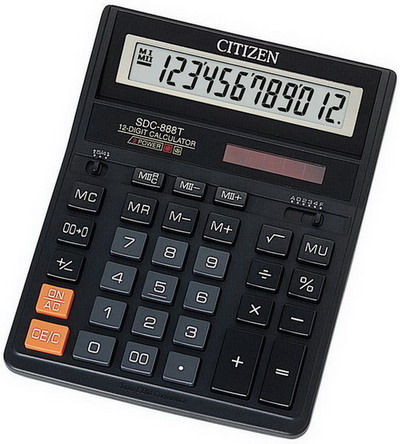 Калькулятор Citizen SDC-888T бухгалтерский