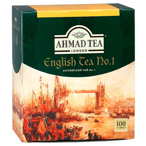 Чай Ahmad English Tea №1 черный 100 пакетиков