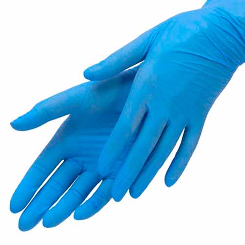 Перчатки нитриловые MediOk р.M 100шт/уп голубые