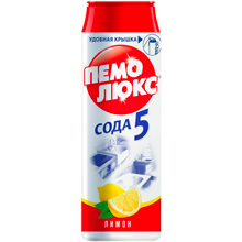 Средство чистящее Пемолюкс "Сода 5. Лимон", порошок, 480г