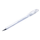 Ручка гелевая Crown Hi-Jell Pastel пастель белая, 0,8мм