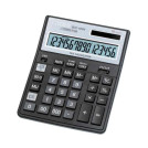 Калькулятор настольный Citizen SDC-435N, 16 разрядов, двойное питание, 158*204*31мм, черный