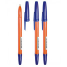 Ручка шариковая Стамм Оптима Orange синяя, 1мм