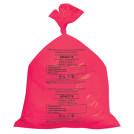 Мешки для мусора медицинские КОМПЛЕКТ 50 шт., класс В (красные), 30 л, 50х60 см, 14 мкм, АКВИКОМП