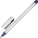 Ручка шариковая Attache Essay синяя (белый корпус, толщина линии 0.5 мм)