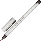 Ручка шариковая Attache Essay черная (белый корпус, толщина линии 0.5 мм)