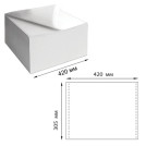 Бумага самокопирующая с перфорацией белая, 420х305 мм (12), 2-х слойная, 900 комплектов, белизна 90%, DRESCHER, 110758