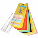 Бумага цветная IQ color БОЛЬШОЙ ФОРМАТ (297х420 мм) А3, 120 г/м2, 250 л., интенсив, светло-синяя, AB48