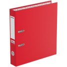 Папка-регистратор Berlingo Standard, 50мм, бумвинил, с карманом на корешке, красная