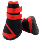 Ботинки для собак черные с красным, 45*45*55мм, Triol