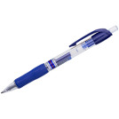 Ручка гелевая автоматическая Crown CEO Jell синяя, 0,7мм, грип