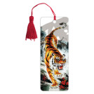 Закладка для книг 3D, BRAUBERG, объемная, Бенгальский тигр, с декоративным шнурком-завязкой, 125755