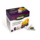 Чай Grand черный Смородина Апельсин в пирамидках, 20штx1,8г/уп