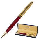 Ручка подарочная шариковая GALANT Bremen, корпус бордовый с золотистым, золотистые детали, пишущий узел 0,7 мм, синяя, 141010
