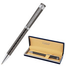 Ручка подарочная шариковая GALANT MARINUS, корпус оружейный металл, детали хром, узел 0,7 мм, синяя, 143509