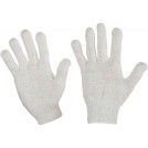 Перчатки защитные трикотажные без ПВХ 4 нити 30-32гр 10кл (50 пар/уп)