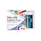 Пастель для ткани Pentel FabricFun Pastels, 7цв., картон. упак.