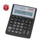 Калькулятор настольный Citizen SDC-395N, 16 разрядов, двойное питание, 143*192*40мм, черный