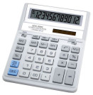 Калькулятор настольный Citizen SDC-888XWH, 12 разрядов, двойное питание, 158*203*31мм, белый